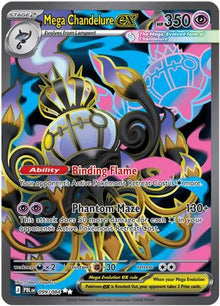 Mega Chandelure ex - 099/084 - ME05: Pitch Black #099