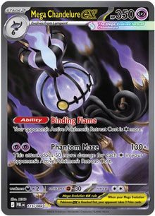 Mega Chandelure ex - 115/084 - ME05: Pitch Black #115