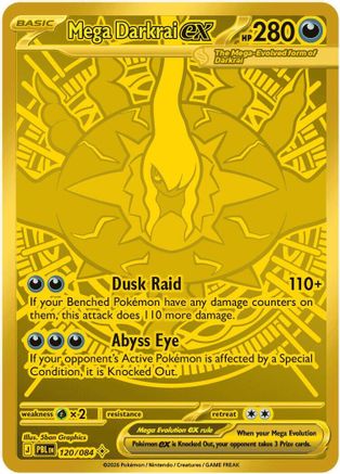 Mega Darkrai ex - 120/084 - ME05: Pitch Black #120