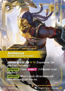 Ambessa, Respected and Feared - Vendetta #136