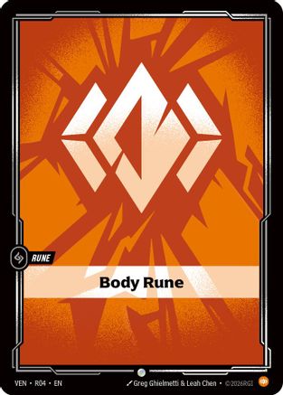 Body Rune - Vendetta #R04