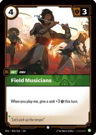 Field Musicians - Vendetta #026