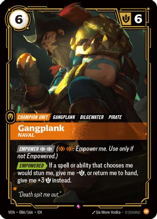 Gangplank, Naval - Vendetta #086