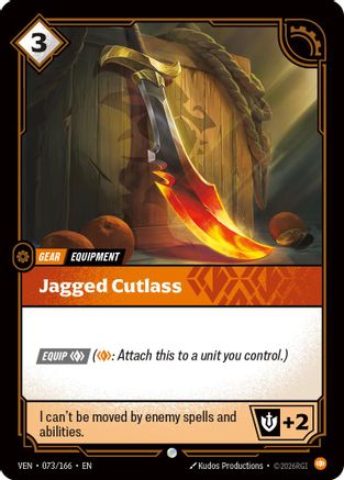 Jagged Cutlass - Vendetta #073