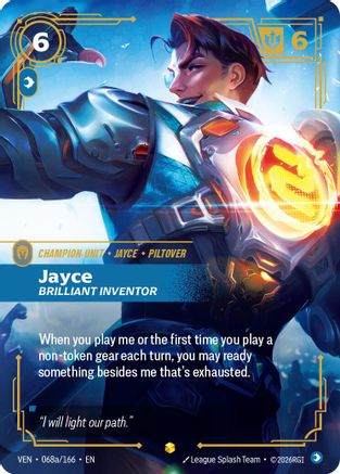 Jayce, Brilliant Inventor (Alternate Art) - Vendetta #068a