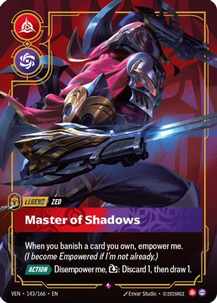 Zed - Master of Shadows - Vendetta #143
