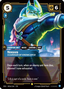 Nasus, Guardian of Knowledge (Alternate Art) - Vendetta #063a