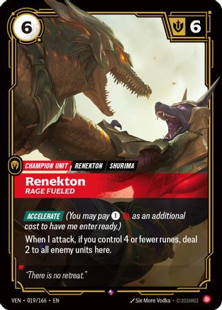 Renekton, Rage Fueled - Vendetta #019