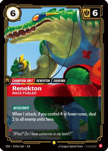 Renekton, Rage Fueled (Alternate Art) - Vendetta #019a