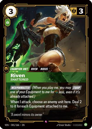 Riven, Shattered - Vendetta #041