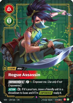 Akali - Rogue Assassin - Vendetta #139
