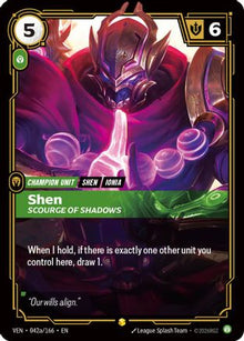 Shen, Scourge of Shadows (Alternate Art) - Vendetta #042a