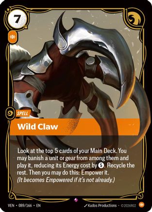 Wild Claw - Vendetta #089