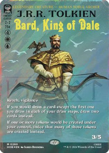 Bard, King of Dale (Borderless) (Surge Foil) - The Hobbit #280