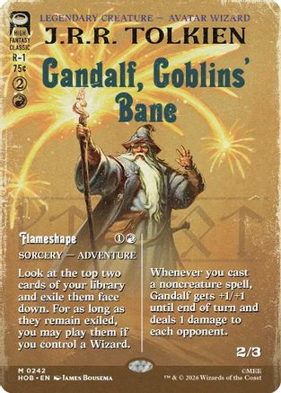 Gandalf, Goblins' Bane (Borderless) - The Hobbit #242