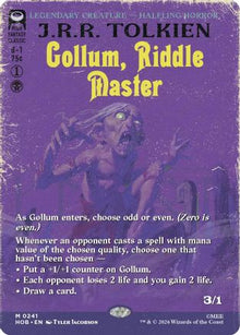 Gollum, Riddle Master (Borderless) - The Hobbit #241