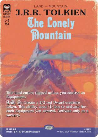 The Lonely Mountain (Borderless) - The Hobbit #248