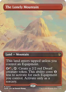 The Lonely Mountain (Borderless) (0207) - The Hobbit #207