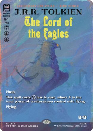 The Lord of the Eagles (Borderless) (Surge Foil) - The Hobbit #276