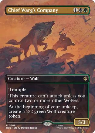 Chief Warg's Company (Borderless) - The Hobbit #208