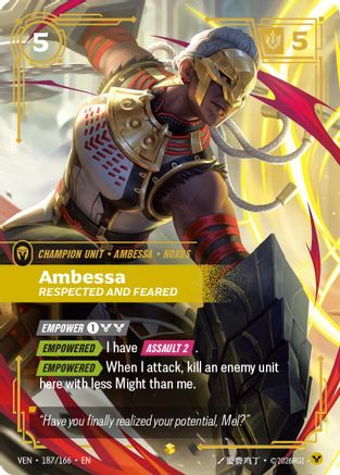 Ambessa, Respected and Feared (Overnumbered) - Vendetta #187