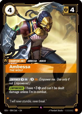 Ambessa, The Wolf - Vendetta #084