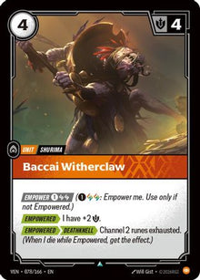 Baccai Witherclaw - Vendetta #078