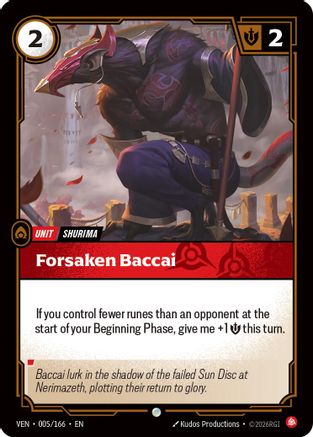 Forsaken Baccai - Vendetta #005