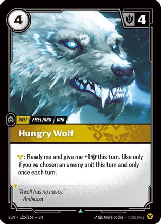 Hungry Wolf - Vendetta #125