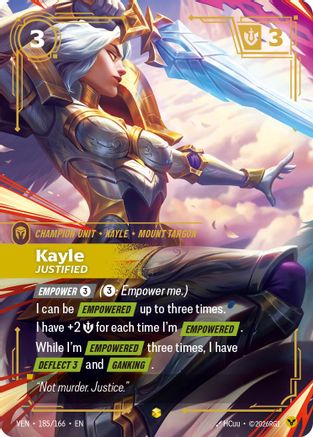 Kayle, Justified (Overnumbered) - Vendetta #185