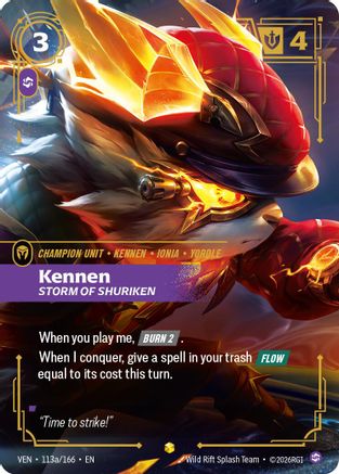 Kennen, Storm of Shuriken (Alternate Art) - Vendetta #113a