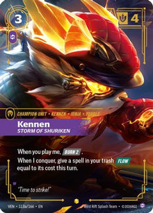 Kennen, Storm of Shuriken (Alternate Art) - Vendetta #113a
