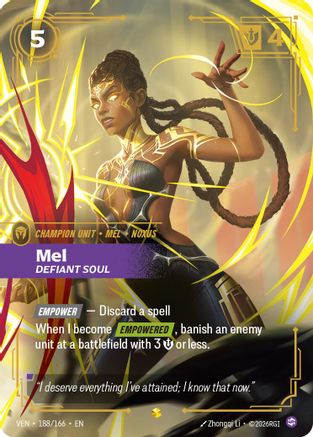 Mel, Defiant Soul (Overnumbered) - Vendetta #188
