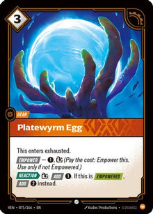 Platewyrm Egg - Vendetta #075