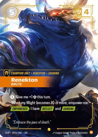 Renekton, Brute (Alternate Art) - Vendetta #092a