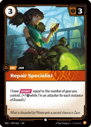 Repair Specialist - Vendetta #076