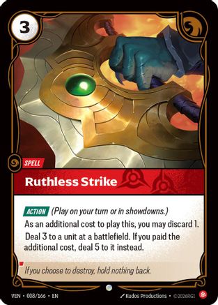 Ruthless Strike - Vendetta #008