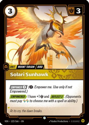 Solari Sunhawk - Vendetta #122