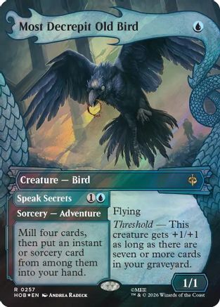 Most Decrepit Old Bird (Showcase) (Surge Foil) - The Hobbit #257