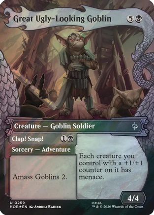 Great Ugly-Looking Goblin (Showcase) (Surge Foil) - The Hobbit #259