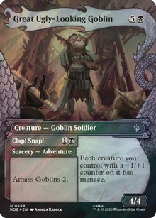 Great Ugly-Looking Goblin (Showcase) (Surge Foil) - The Hobbit #259