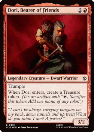 Dori, Bearer of Friends - The Hobbit #94