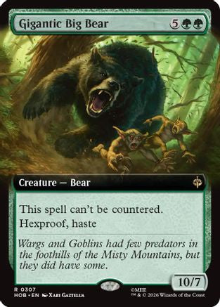 Gigantic Big Bear (Extended Art) - The Hobbit #307