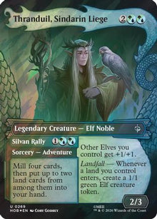 Thranduil, Sindarin Liege (Showcase) (Surge Foil) - The Hobbit #269