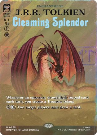Gleaming Splendor (Borderless) (Surge Foil) - The Hobbit #275