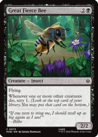 Great Fierce Bee - The Hobbit #73