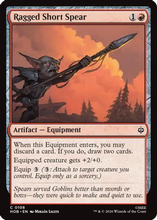 Ragged Short Spear - The Hobbit #108