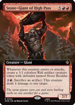Stone-Giant of High Pass (Extended Art) - The Hobbit #304