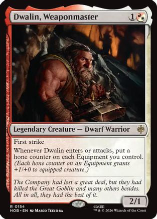 Dwalin, Weaponmaster - The Hobbit #154