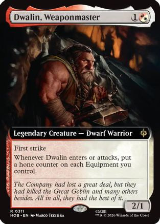 Dwalin, Weaponmaster (Extended Art) - The Hobbit #311